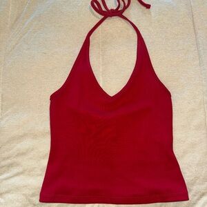 Wild Fable Red Halter Neck Top NWOT
